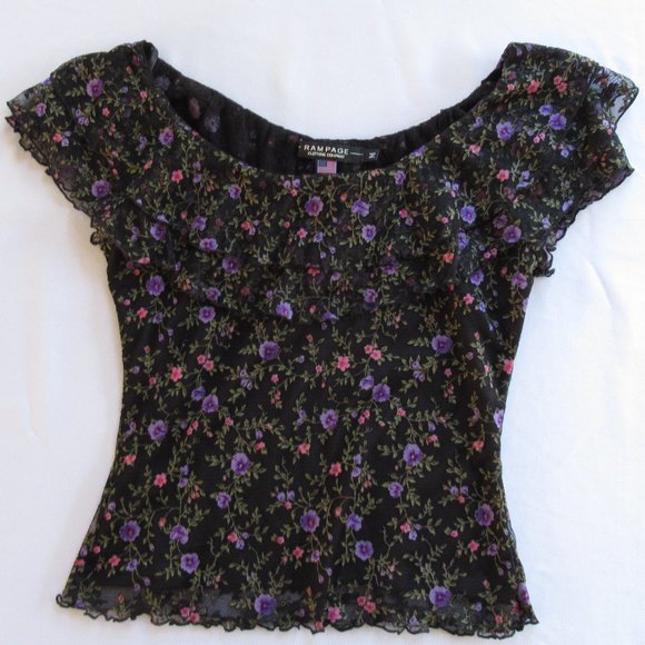 Rampage Tops - Rampage Off the Shoulder Blouse M